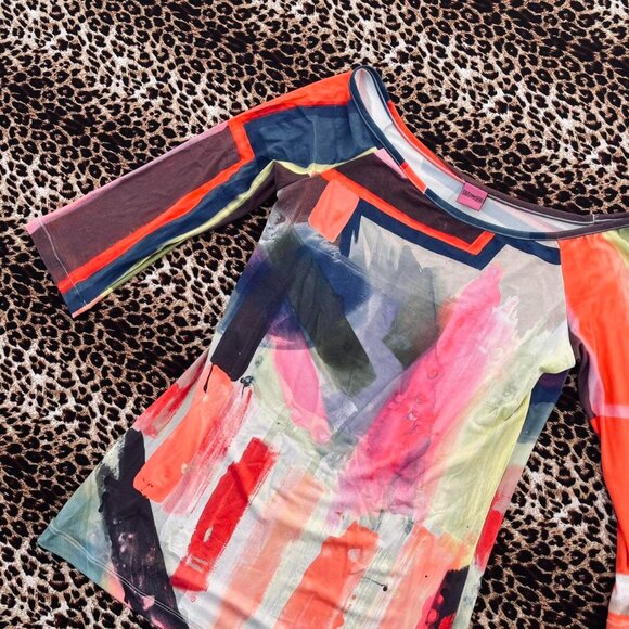 abstract paint designer top - Picture 2 of 7